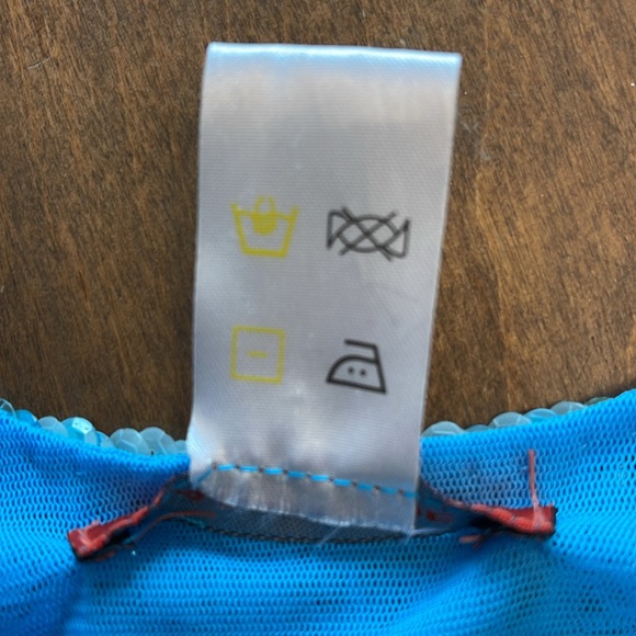 Jane Blue sparky tanktop with stretch - Picture 8 of 8